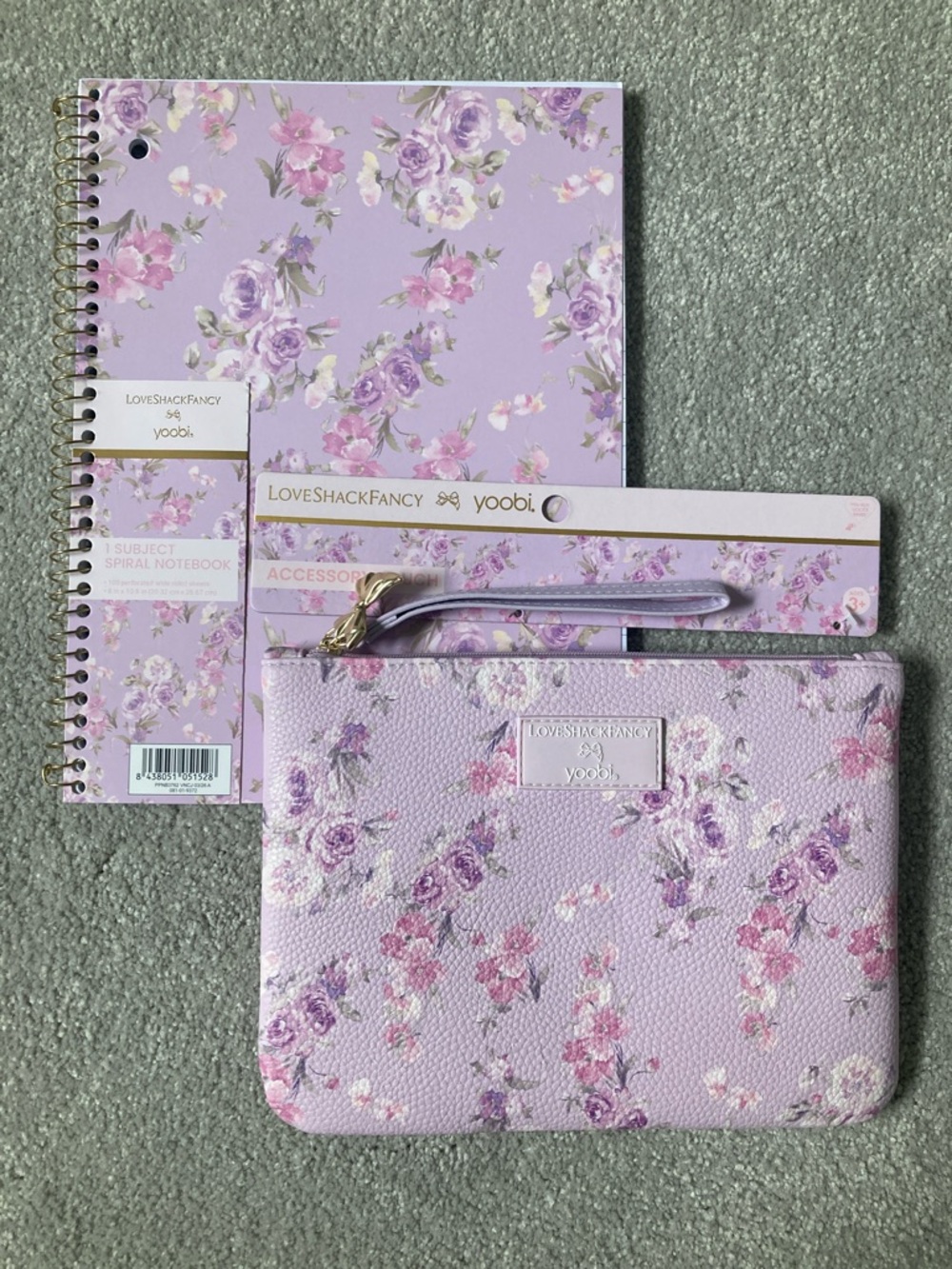 IN-HAND | LoveShackFancy x Target Yoobi Spiral Notebook & Pencil Case